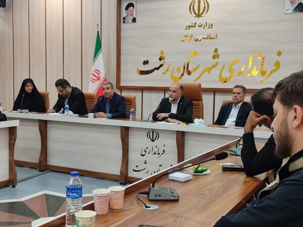 نشست تخصصی بسیج رسانه شهرستان رشت در فرماندار+تصاویر